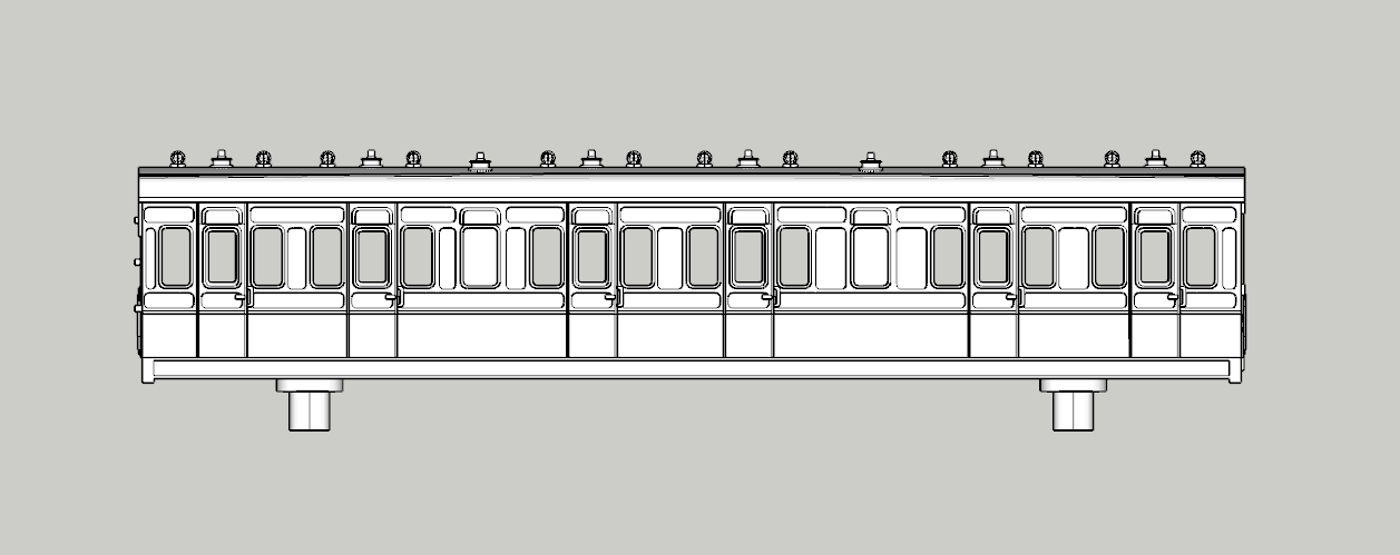 (image for) LSWR 48ft 6 cmpt BiComp 1st-2nd 4Lav - sw758